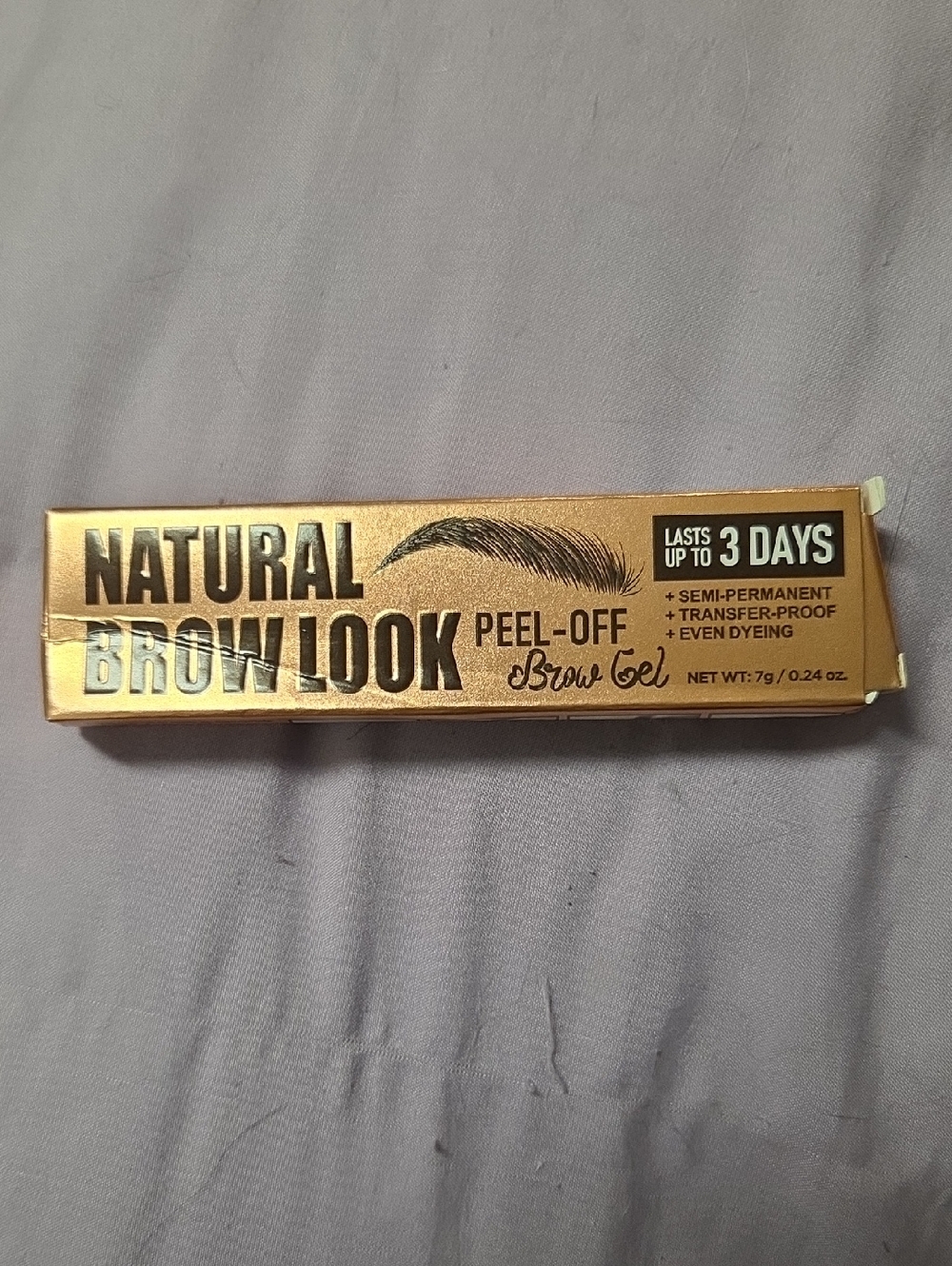 Natural Brow Look Peel-Off Brow Gel - Gold Packaging- Expresso